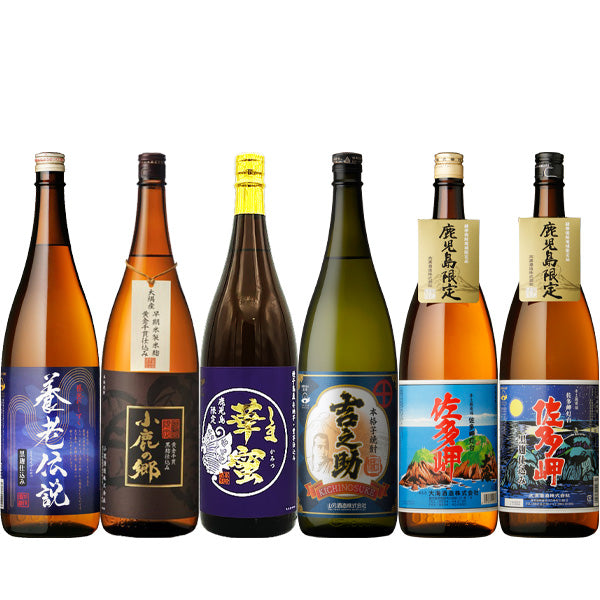 鹿児島限定】鹿児島限定芋焼酎 1800ml もぜ 6本セット – 鹿児島の焼酎