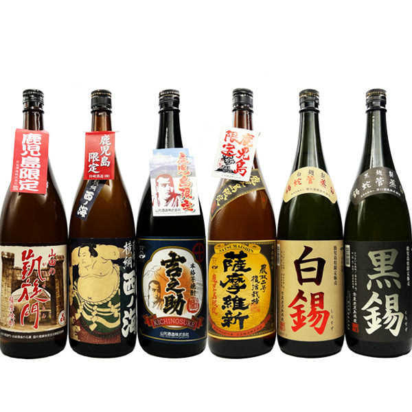 【鹿児島限定】鹿児島限定芋焼酎 1800ml よかにせ 6本セット