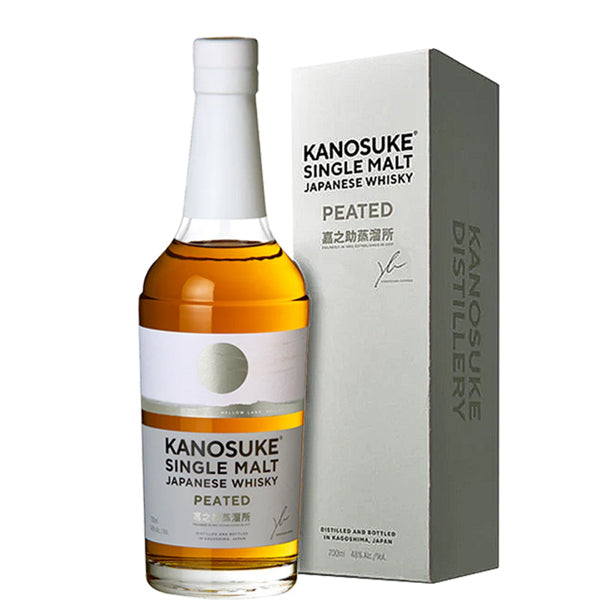 【数量限定】嘉之助 シングルモルト PEATED 箱入 48° 700ml -ウイスキー-