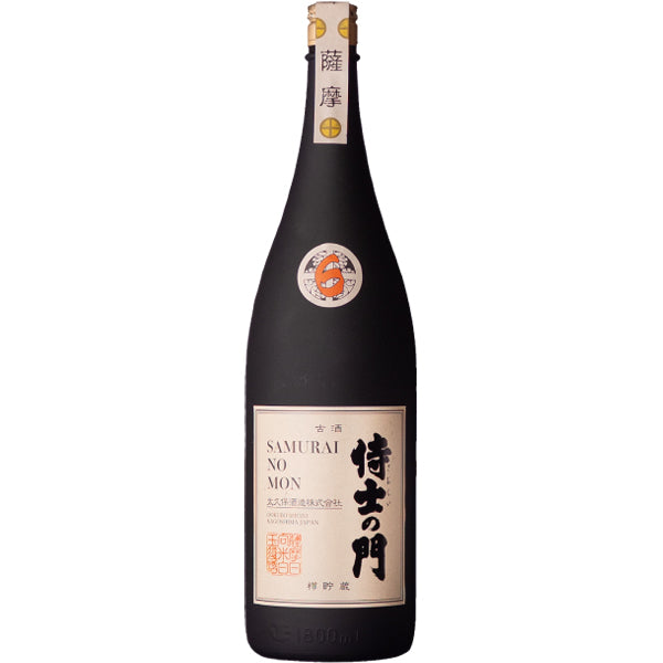 【数量限定】六年古酒バーボン樽貯蔵 侍士の門 25° 1800ml -芋焼酎-
