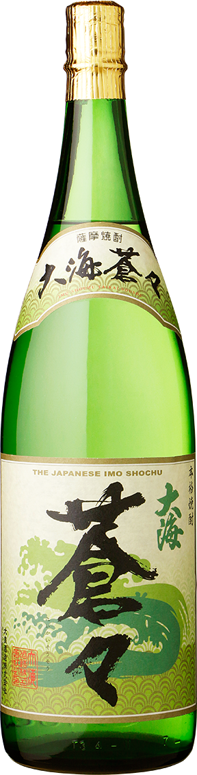 大海蒼々 25° 1800ml -芋焼酎- – 鹿児島の焼酎専門店 焼酎維新館