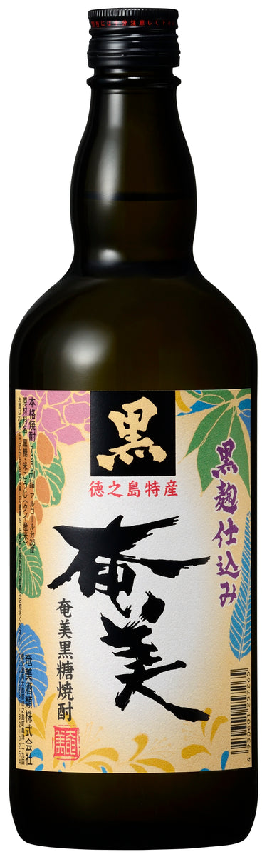 激安挑戦中 渡酒造 あまみ六調 黒ラベル 黒糖焼酎 30度 1800ml