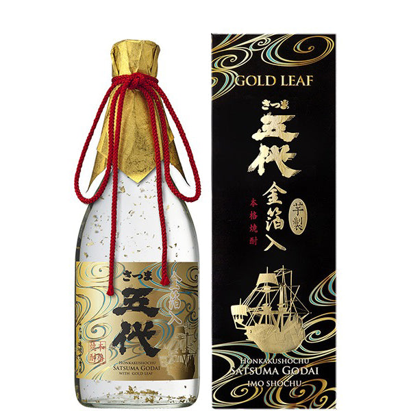 さつま五代 金箔入 25° 720ml -芋焼酎- – 鹿児島の焼酎専門店 焼酎維新館