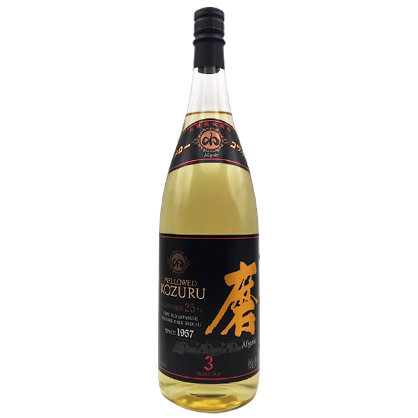 MELLOWED KOZURU 磨 25° 1800ml -米焼酎- – 鹿児島の焼酎専門店 焼酎維新館