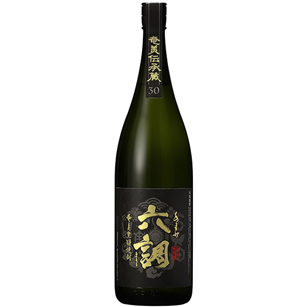 あまみ六調 黒ラベル 30° 1800ml -黒糖焼酎- – 鹿児島の焼酎専門店