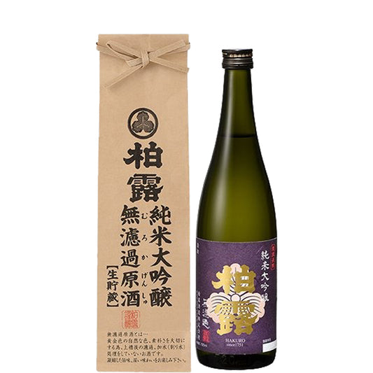 柏露 純米大吟醸 無濾過生貯蔵原酒 16° 720ml -日本酒-