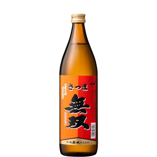 さつま無双 赤ラベル 25° 900ml -芋焼酎-