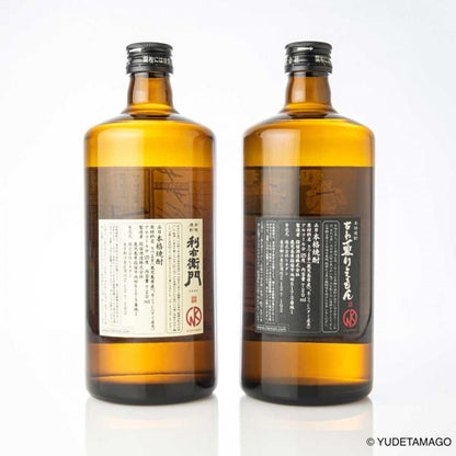 【キン肉マン×指宿酒造】 本格芋焼酎 利右衛門/あわせ黒りえもん キン肉マンラベル 2本セット -芋焼酎-