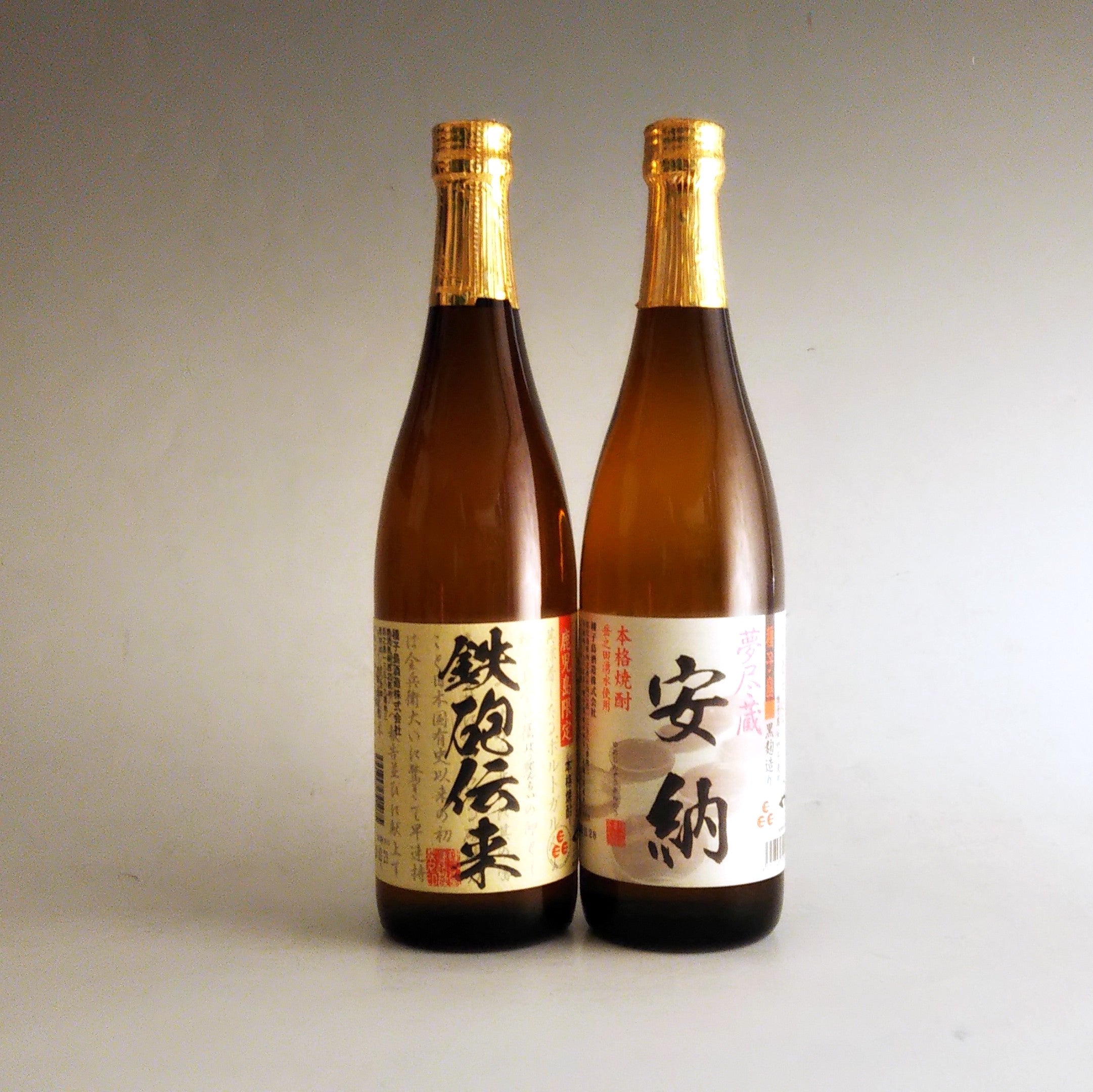 種子島酒造】鉄砲伝来と夢尽蔵 安納 セット 25° 720ml -芋焼酎- – 鹿児島の焼酎専門店 焼酎維新館