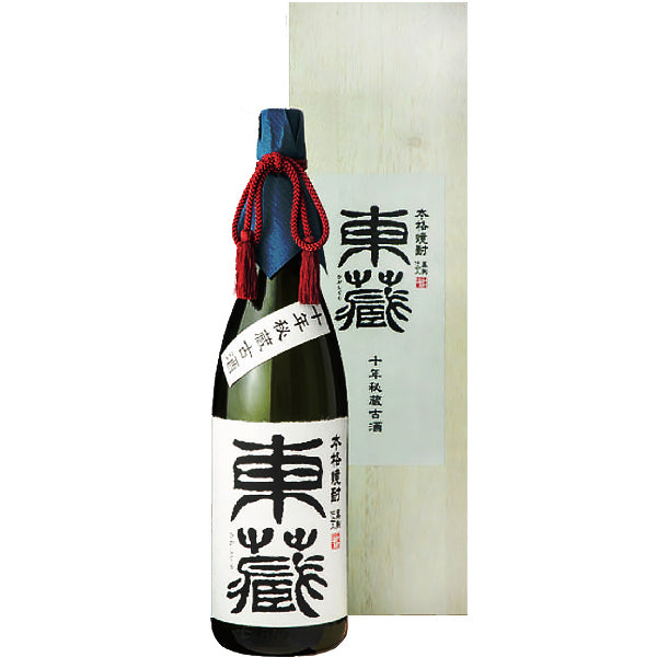 送料無料・数量限定】十年秘蔵古酒 東蔵 25° 1800ml -芋焼酎- – 鹿児島の焼酎専門店 焼酎維新館