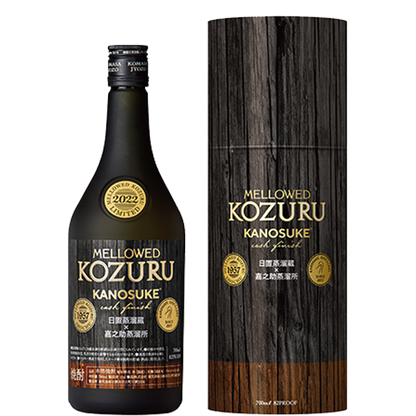 数量限定】MELLOWED KOZURU KANOSUKE cask finish 2022 箱入 41° 700ml 数量限定】MELLOWED KOZURU KANOSUKE cask finish 2022 箱入 41° 700ml
