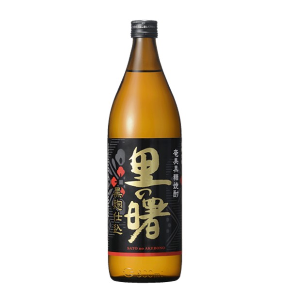 里の曙 黒麹 25° 900ml -黒糖焼酎-