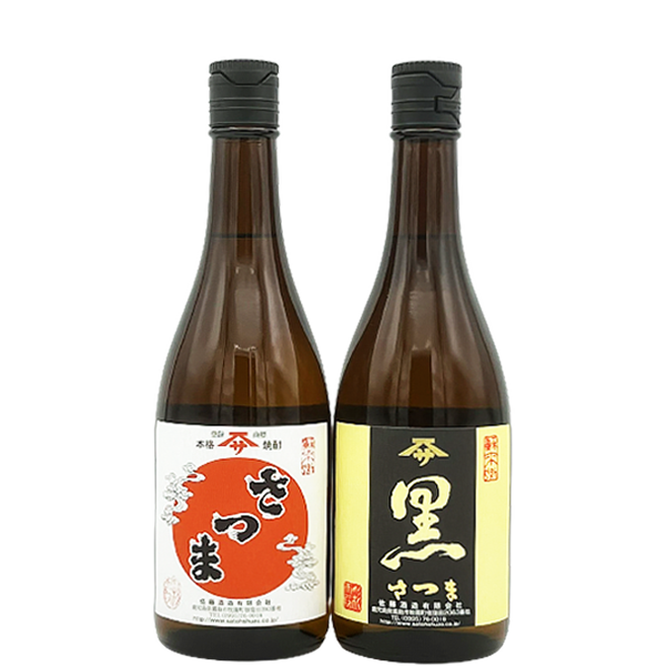 佐藤酒造】白さつま・黒さつま 25° 720ml 2本セット – 鹿児島の焼酎