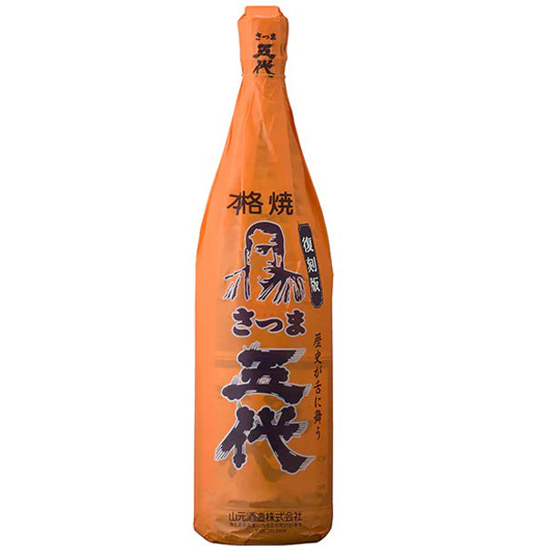 さつま五代復刻版 25° 1800ml -芋焼酎- – 鹿児島の焼酎専門店 焼酎維新館