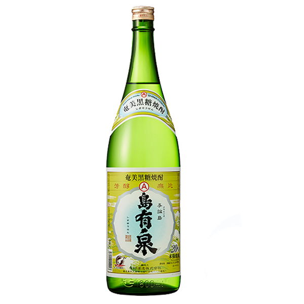 島有泉 20° 1800ml -黒糖焼酎-